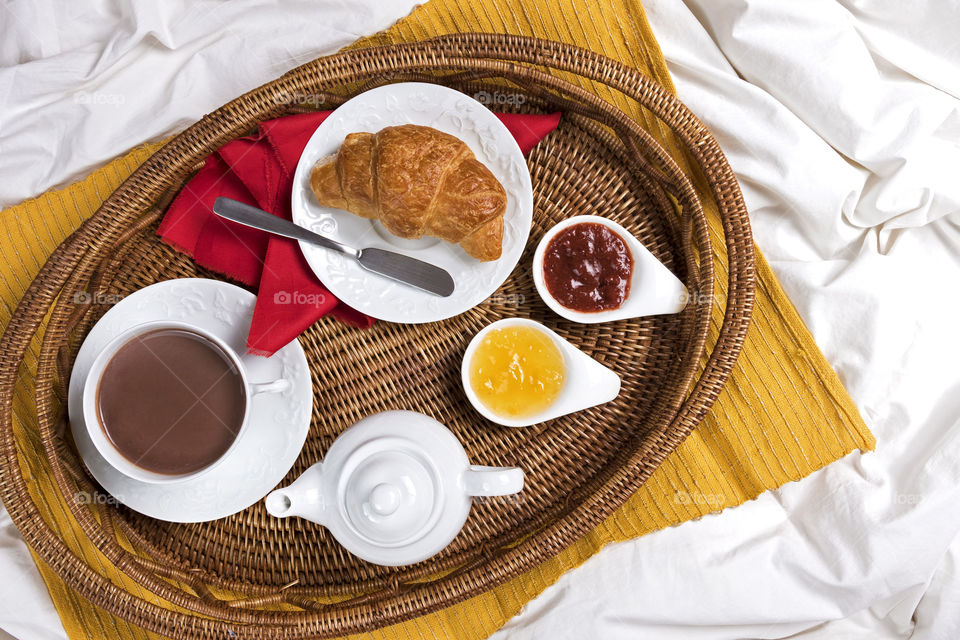 Breakfast on bed