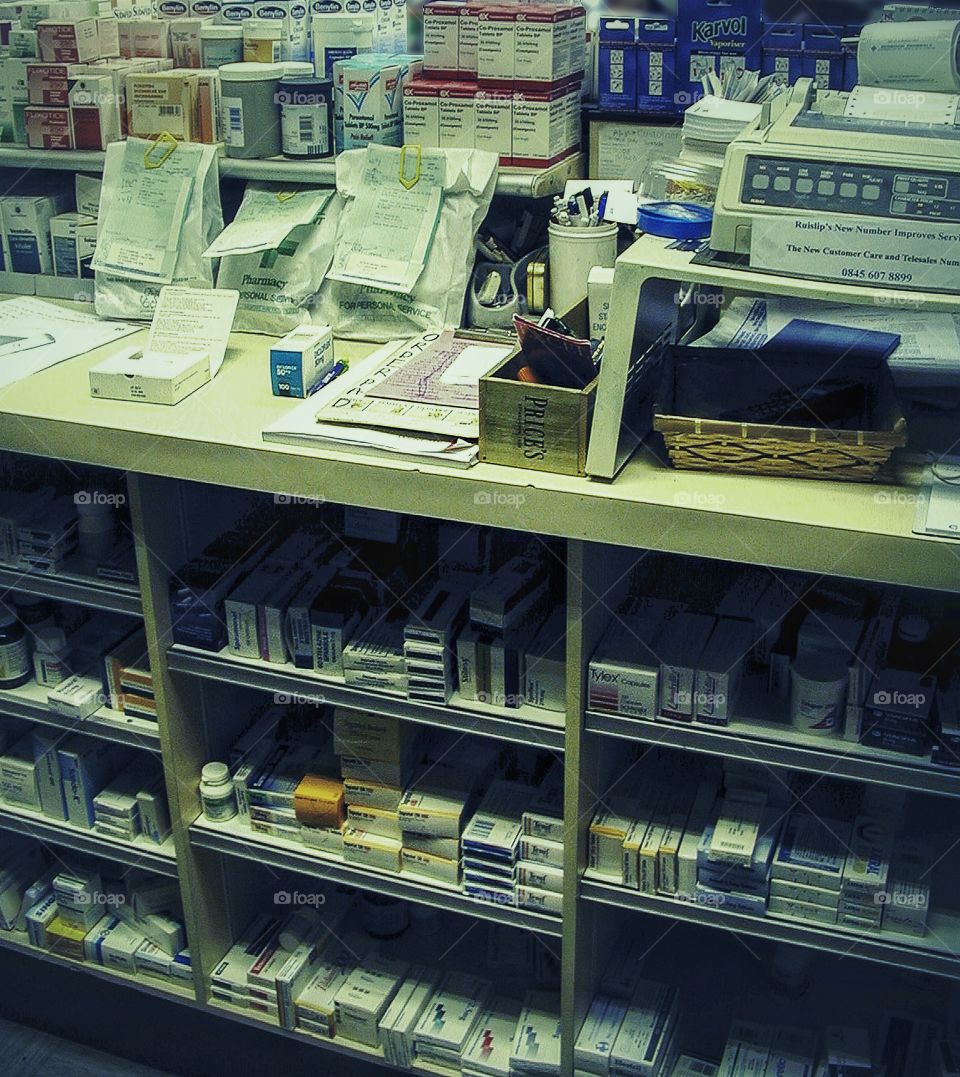 Pharmacy. Chemists shop