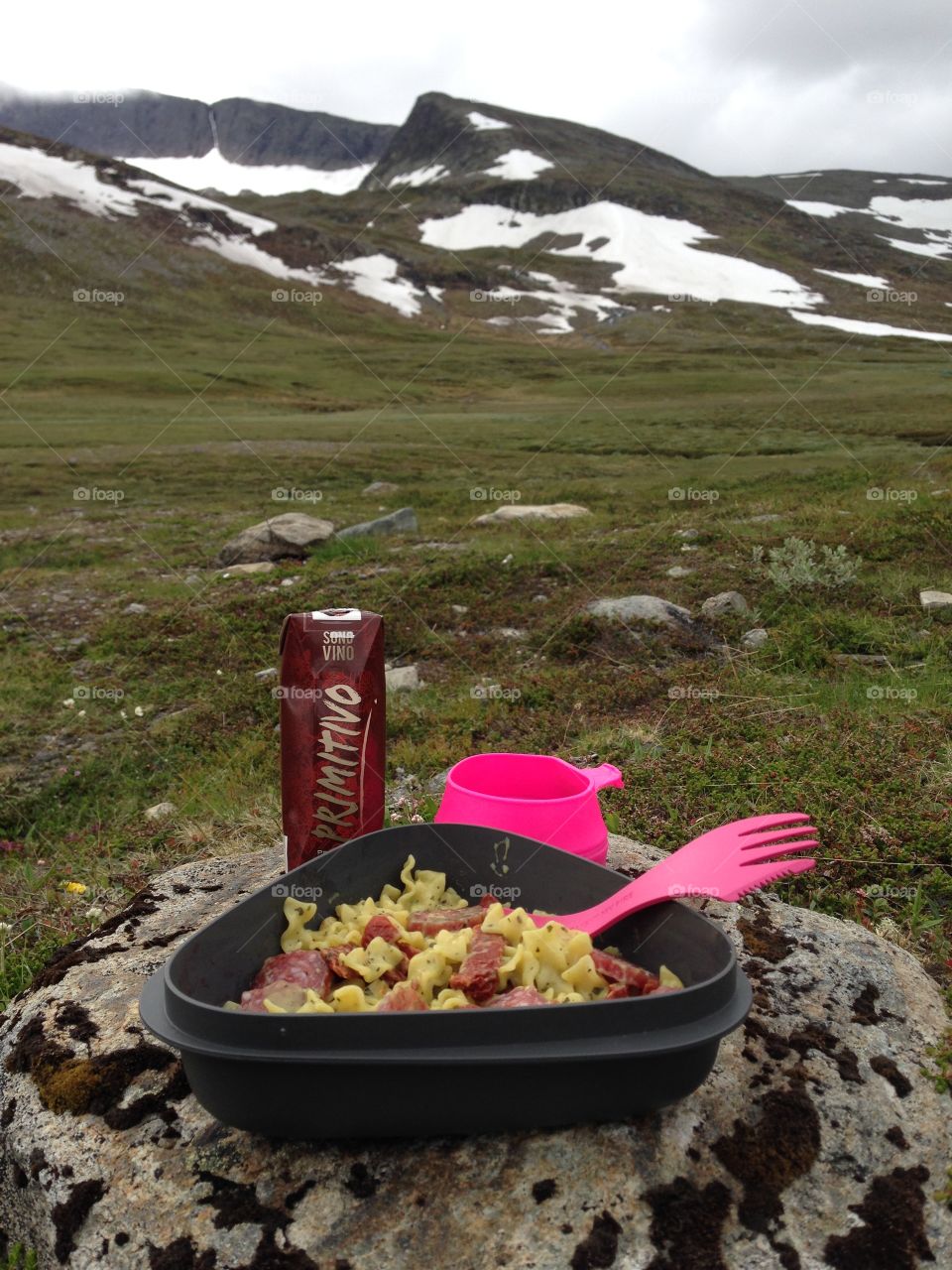 Pasta in the mountains 