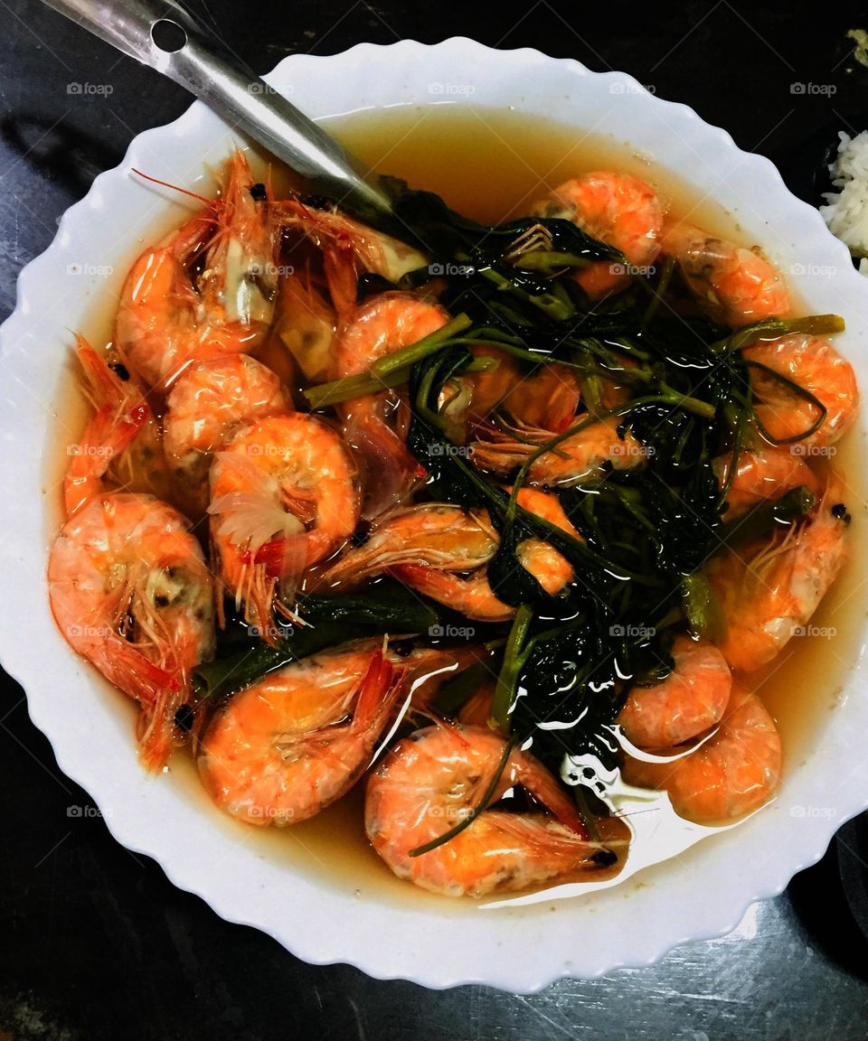 My favorite Filipino food “SHRIMP”