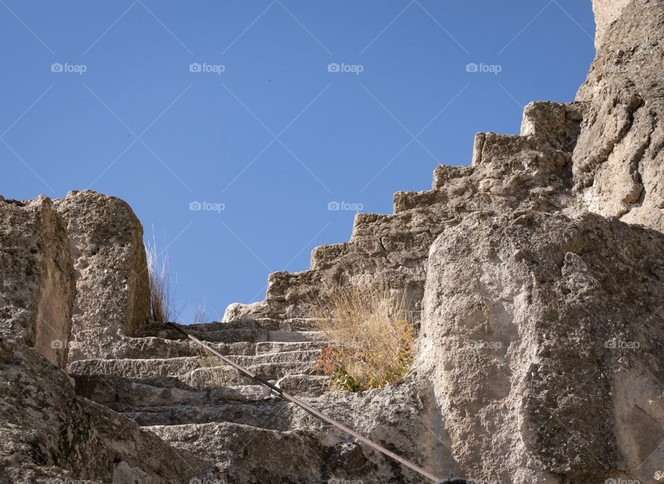 The famous cave town of Georgia, Vardzia cave monastery 