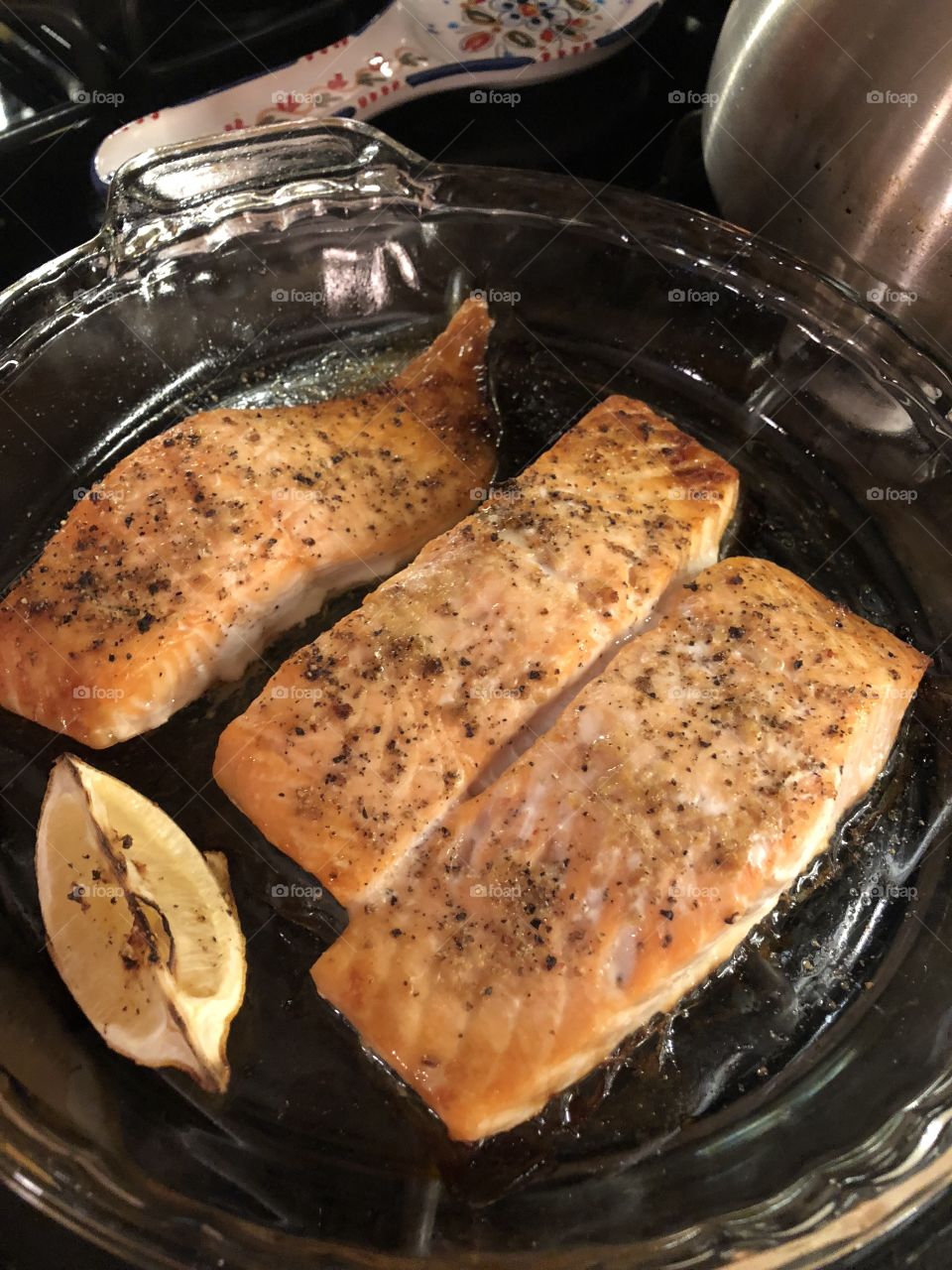 Cooking~salmon