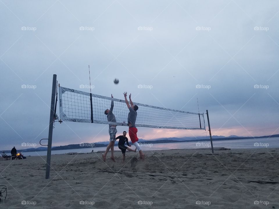 Alki Beach Volleyball