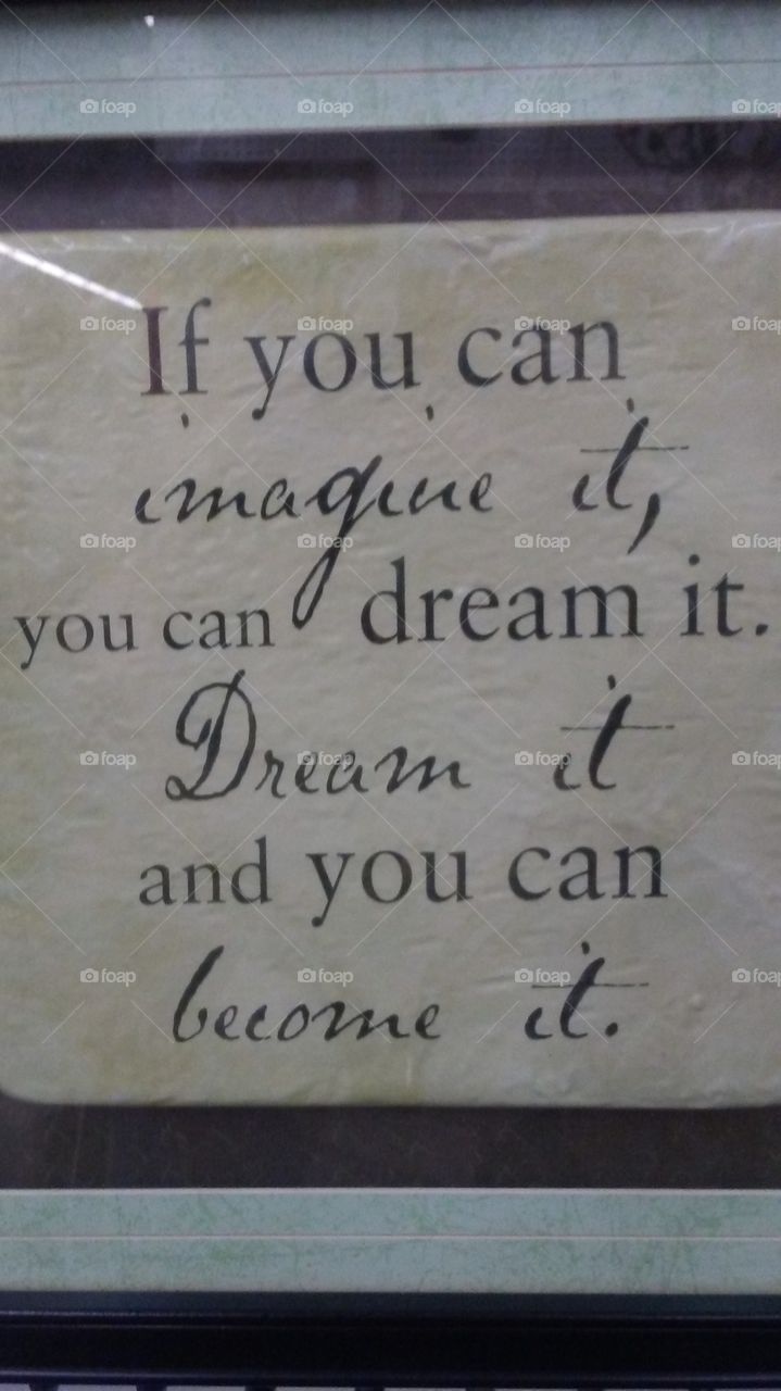 If You Can Dream It Sign