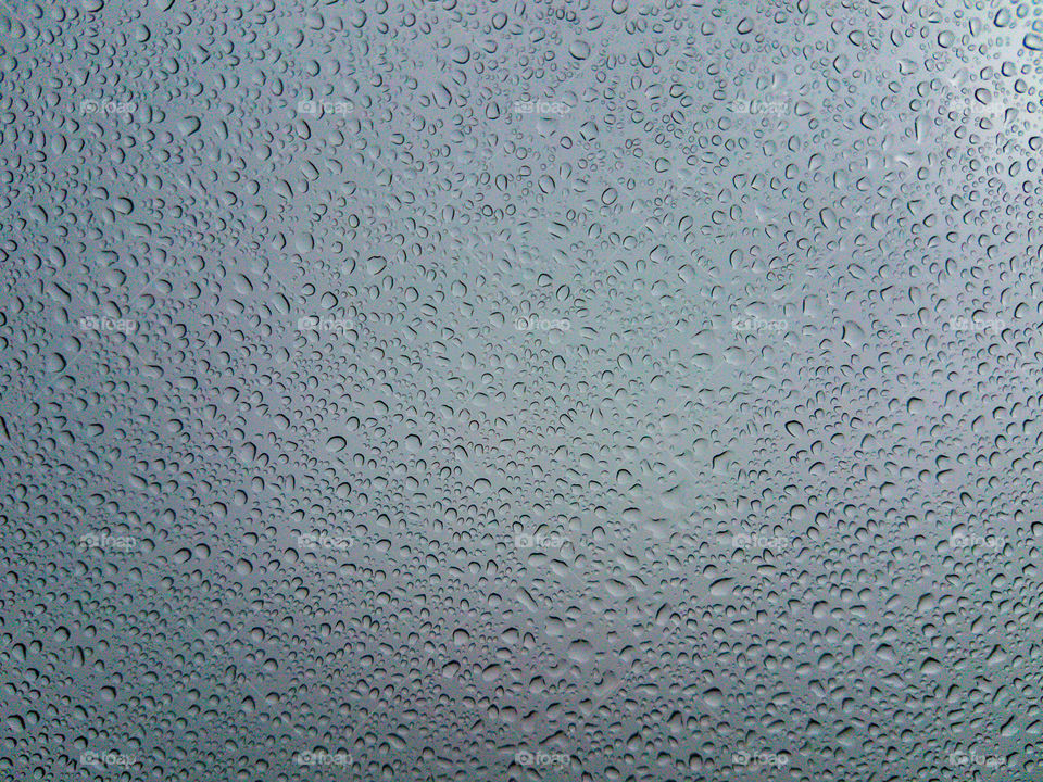 mist rain on glass