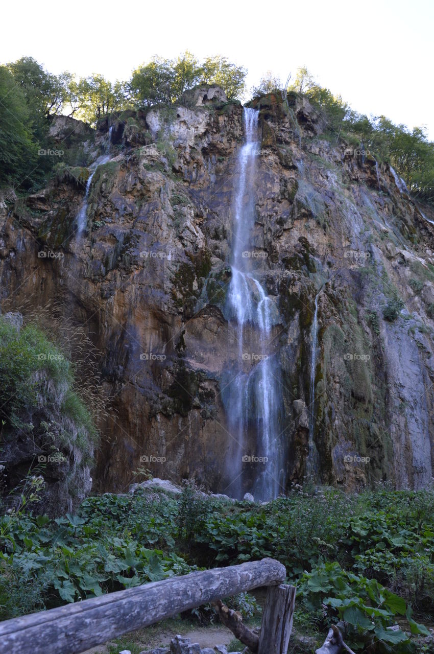 Waterfall Plitvice Lakes
