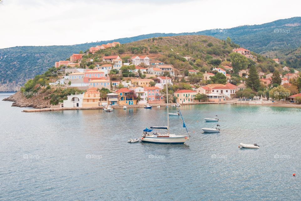 Asos village in Kefalonia Greece 