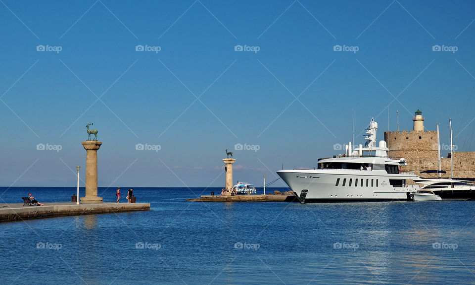 harbor in Rodos
