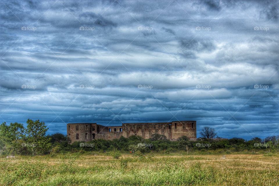 Borgholm castle ruin