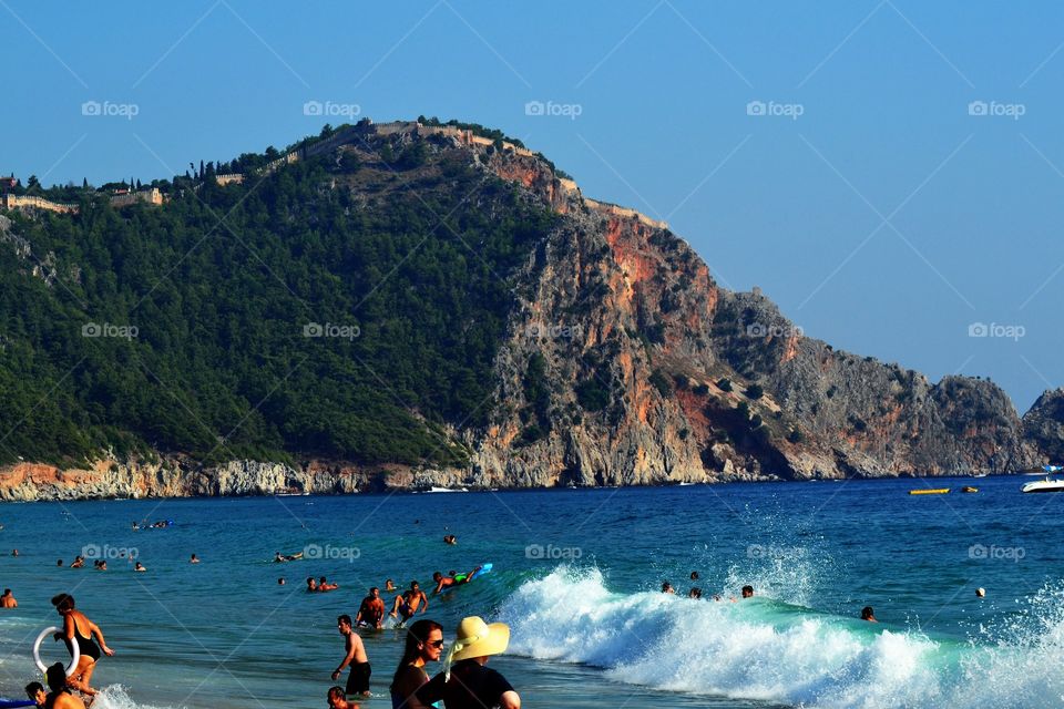 Beach in Alanya turkey