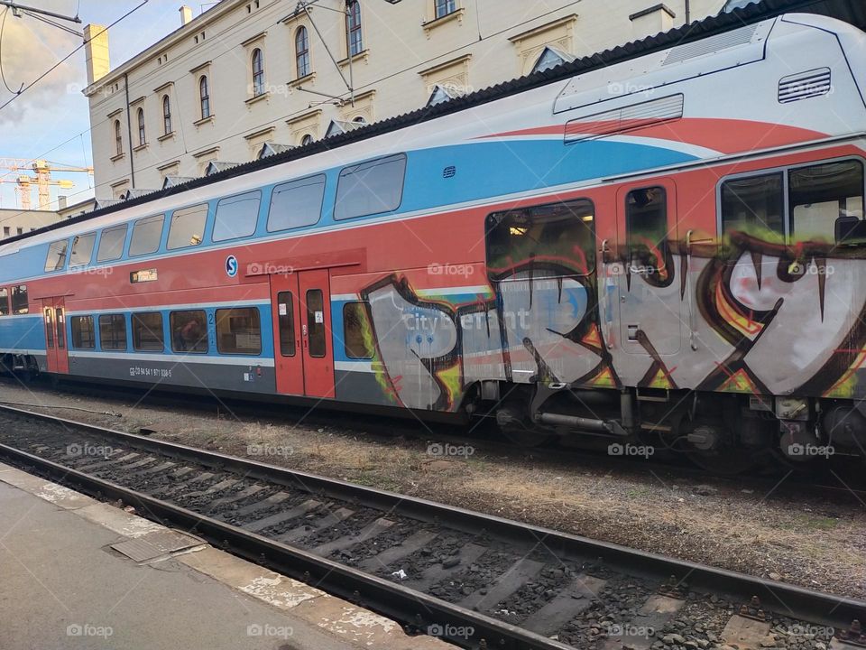 Train grafitti