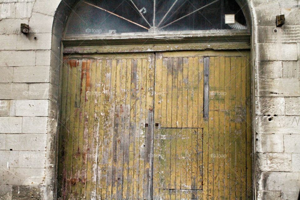 Old Rustic Industrial Door