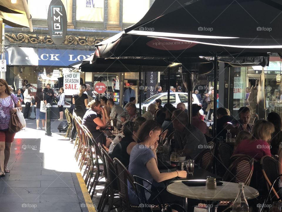 Melbourne, cafes, side streets