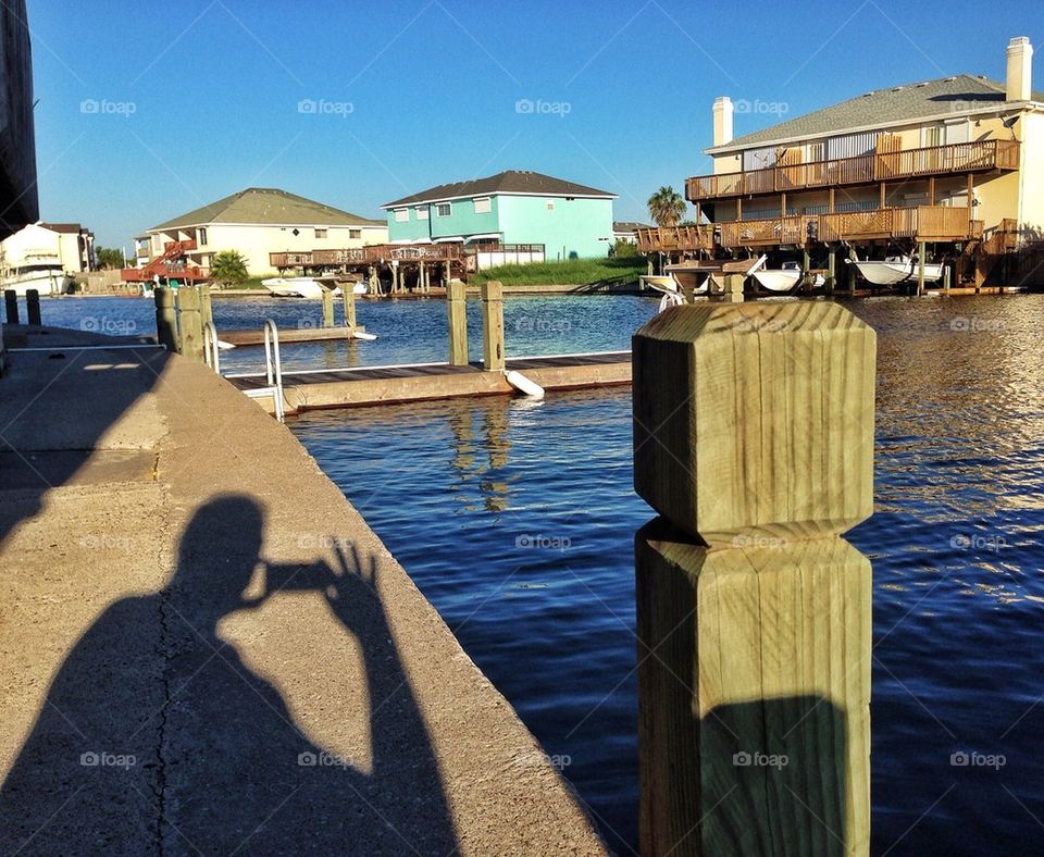 Photo of my shadow taking a picture of me!