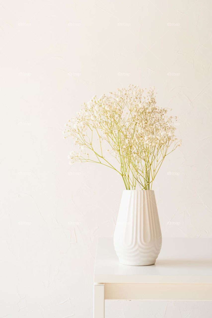 beautiful flowers on the table