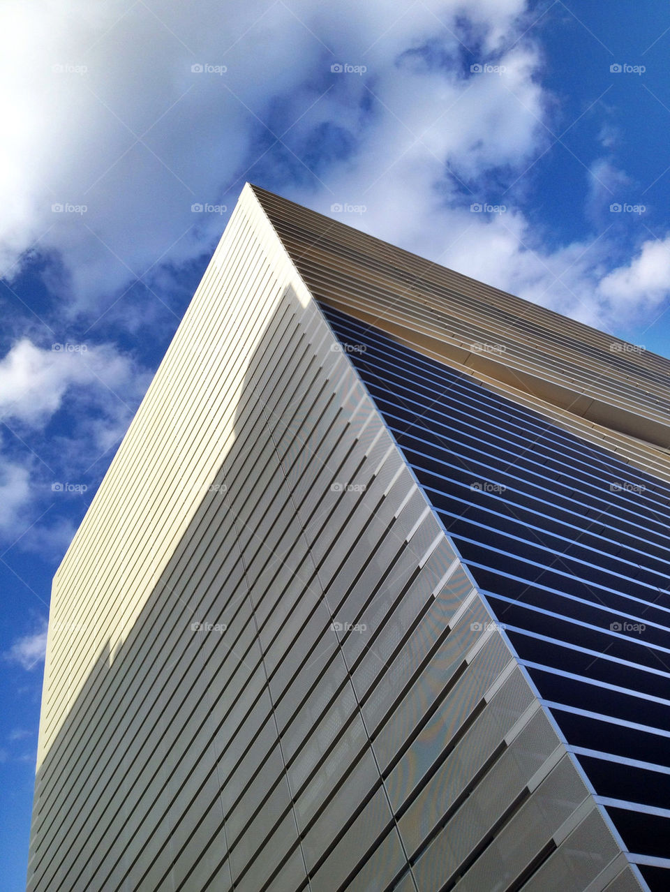 sky blue shadow clouds by cyrano