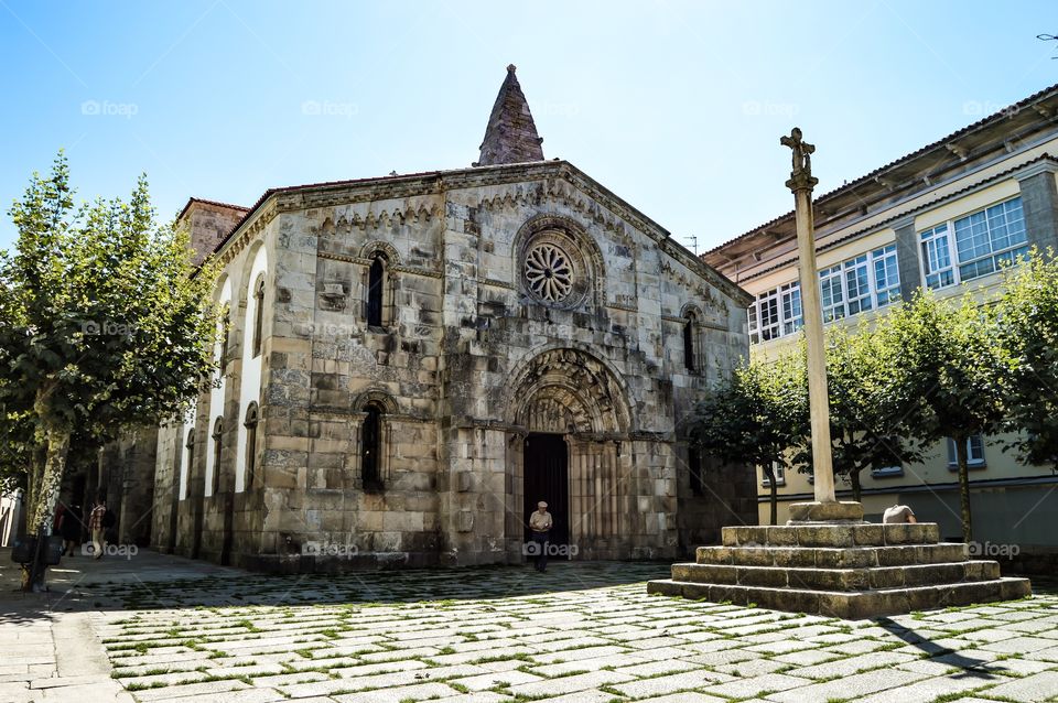 Collegiate church of santa maria in a coruña