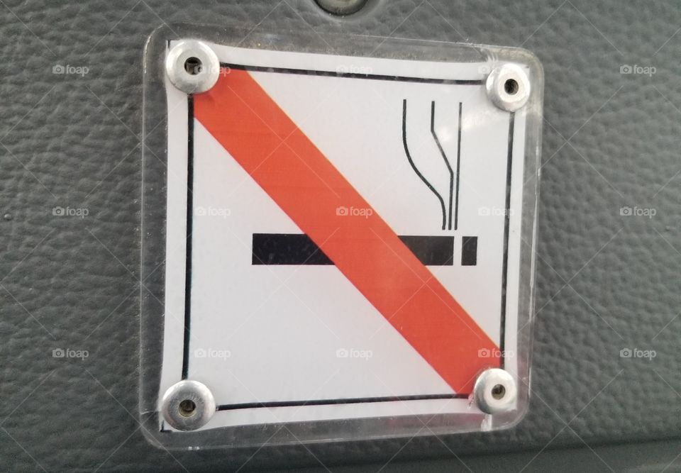 É proibido fumar.