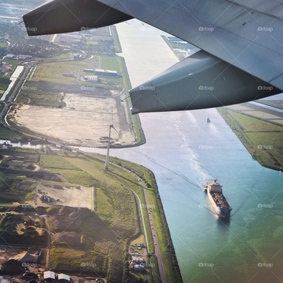 Flying over Holland