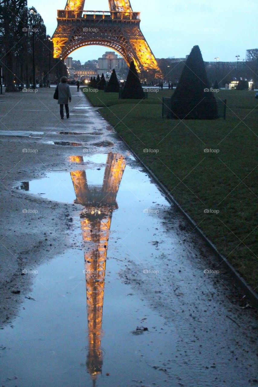 Paris puddle 