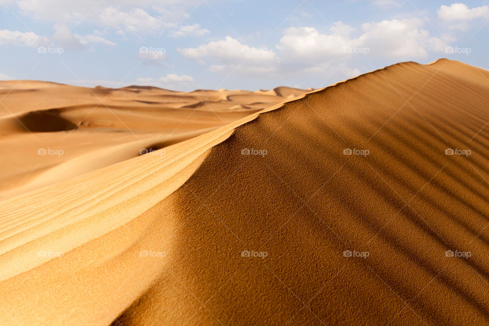 Colorful warm desert