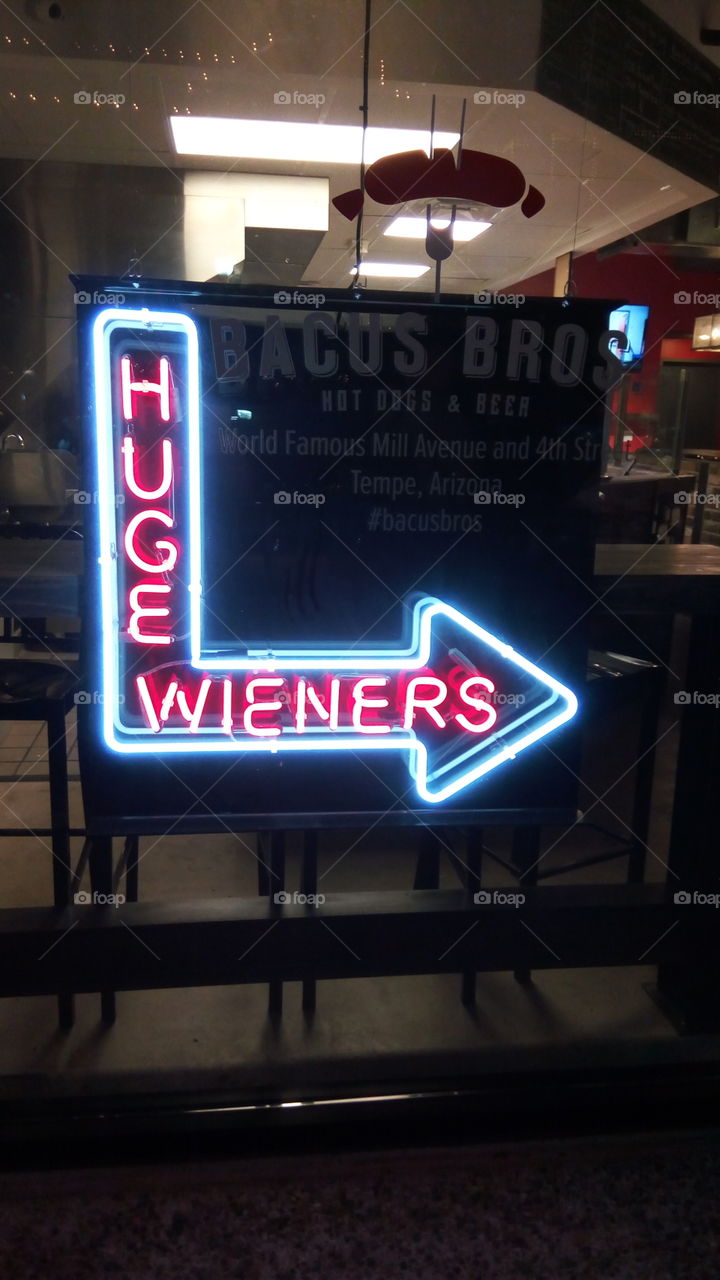 neon sign
