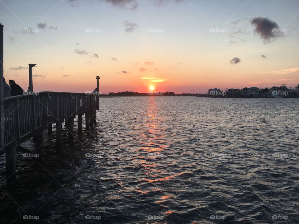 Sunset shot from Long Beach Island NJ