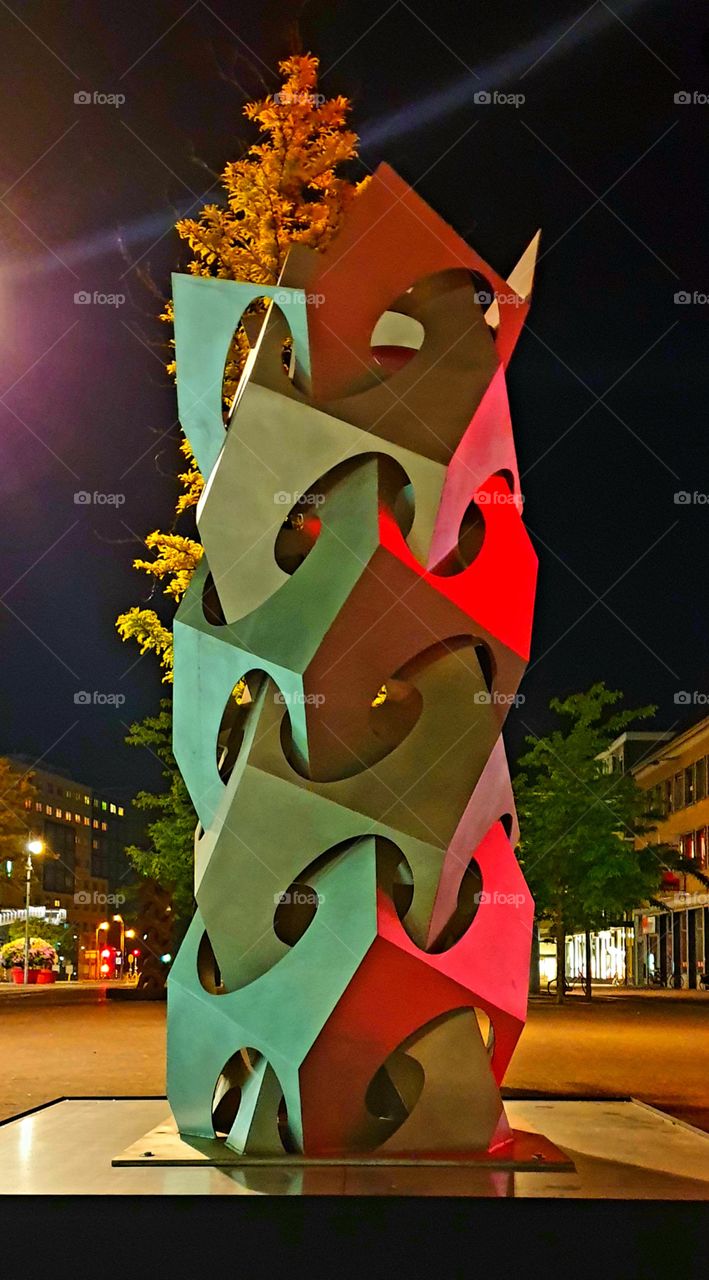 Kunstwerk in de stad