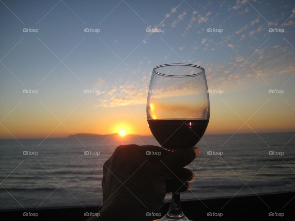 A toast to a Baja sunse