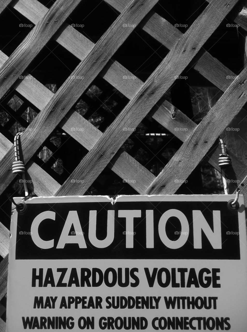 Signage at brothers' house. Signage at my brothers' house, on his property. Left by previous owner. 