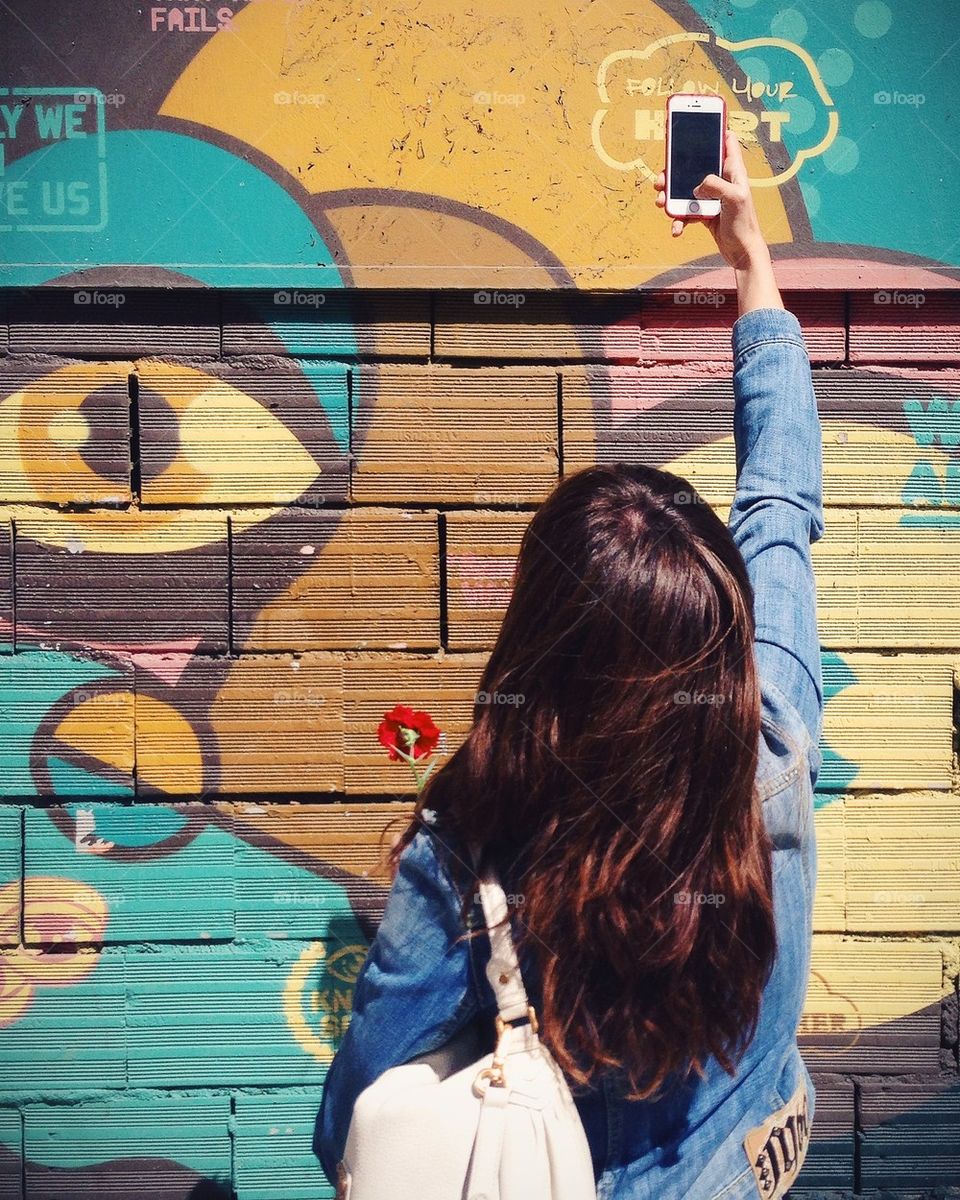 Girl grafiti