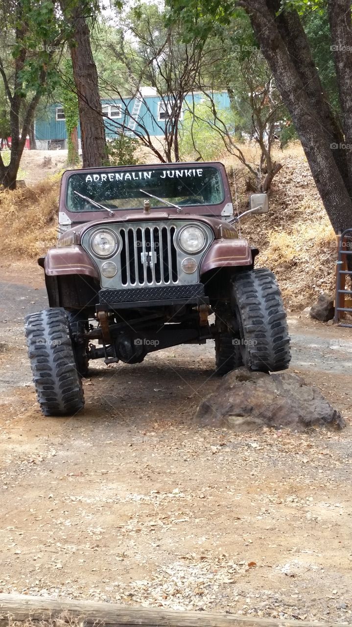 Classic upgrade. My husband's '81 CJ5 Jeep with upgraded powertrain. His pride and Joy! Lots of man hours put in.