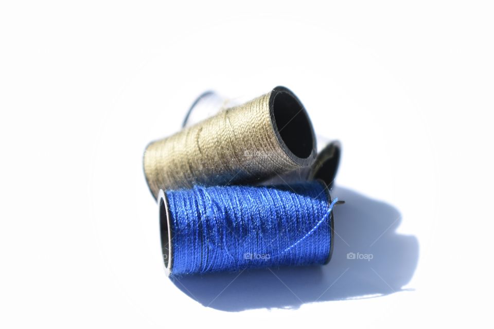 Spools of thread 