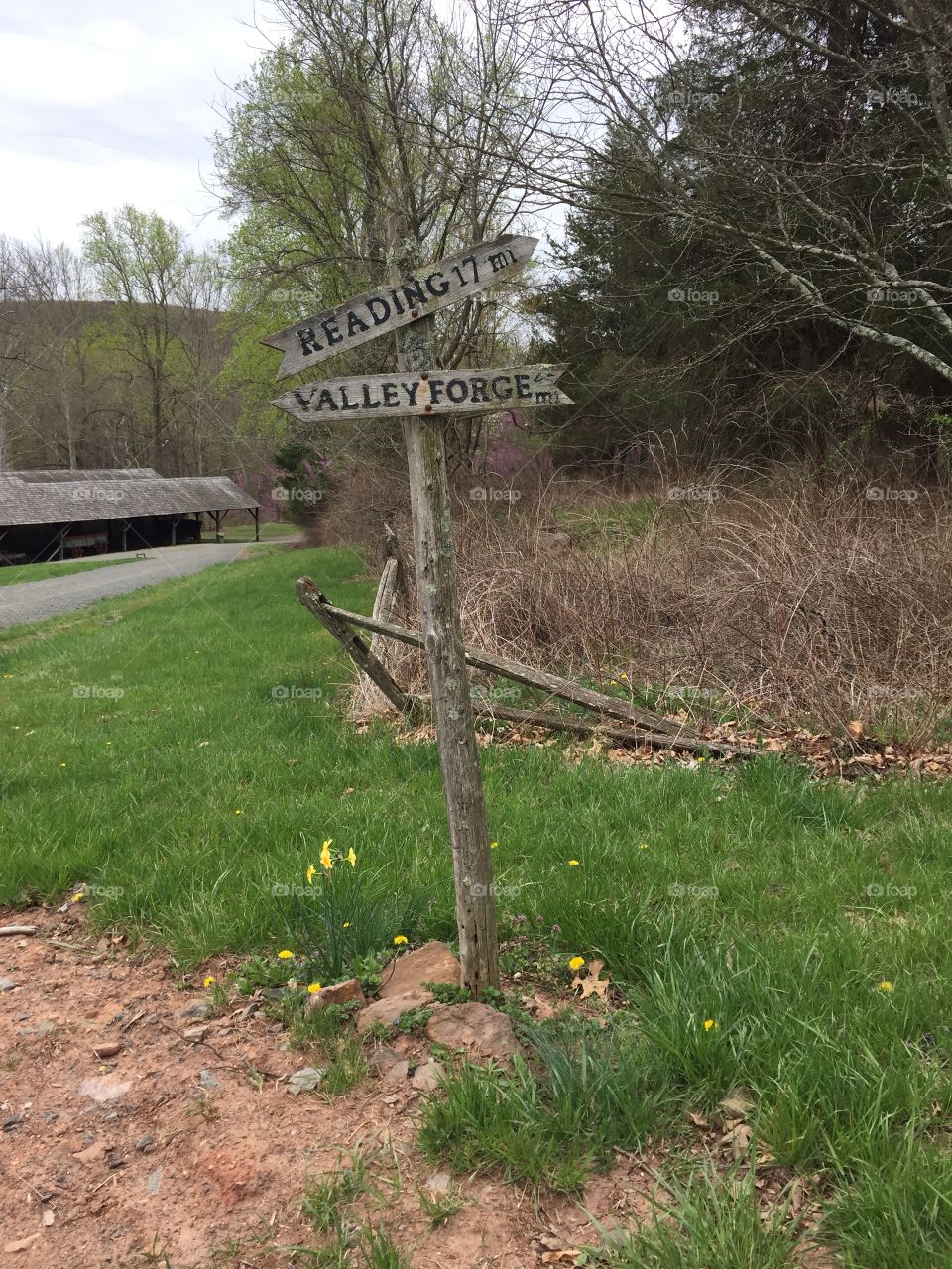 Hopewell Furnace National Historic Site, Hopewell,PA. Early spring 