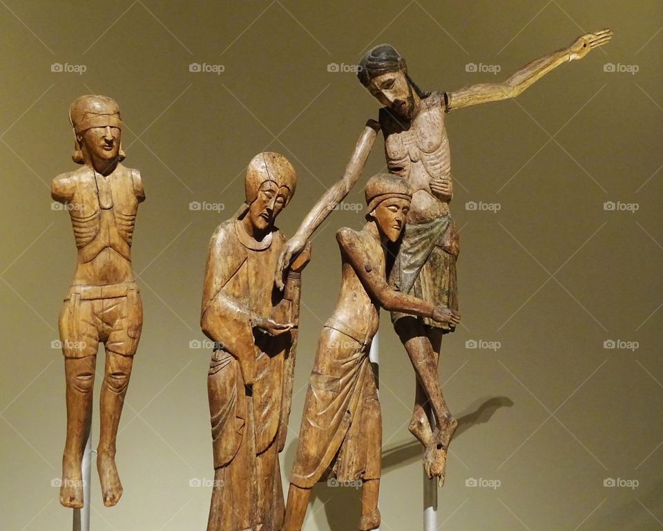 The scene of Jesus Christ