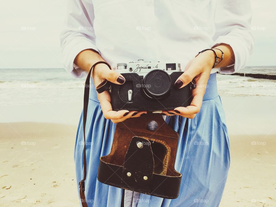 Beach, Sand, Woman, Summer, People