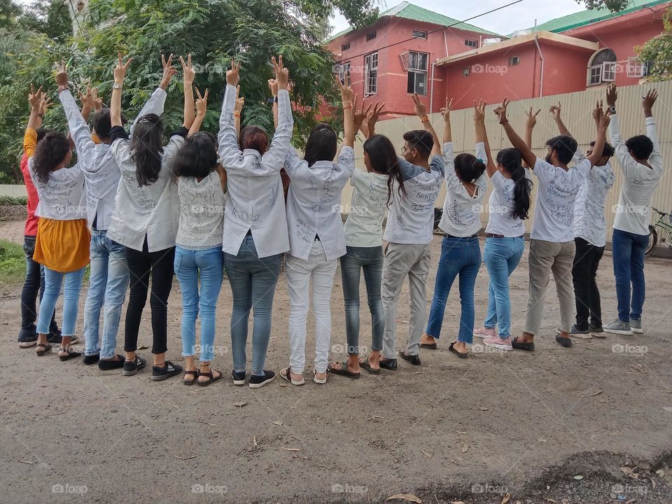 celebration of last day in the college