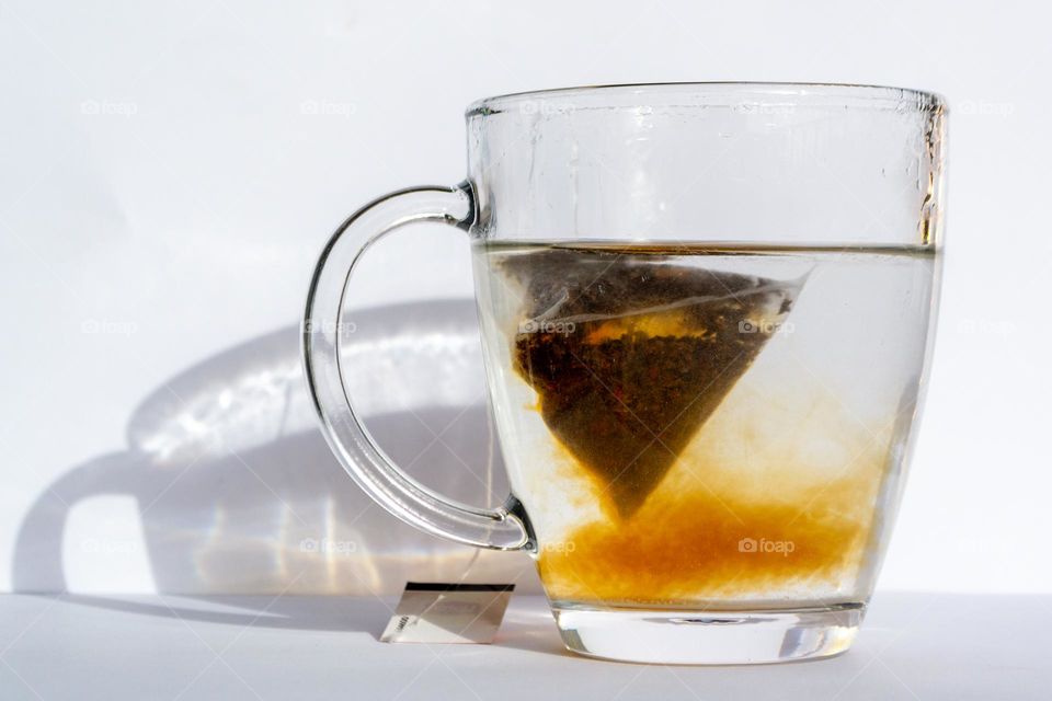 Tea captured while being dissolved into hot water. Colors and smells released. That's my cup of tea.