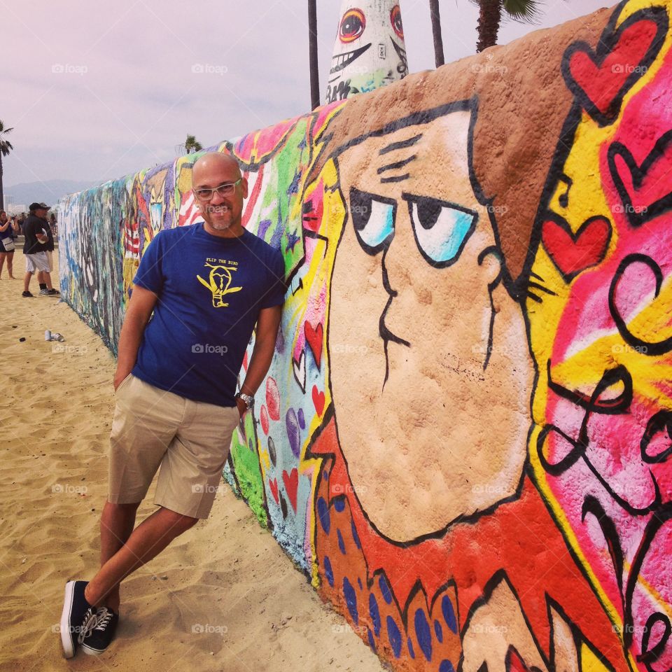 Graffiti pit LA. Graffiti in Venice Beach