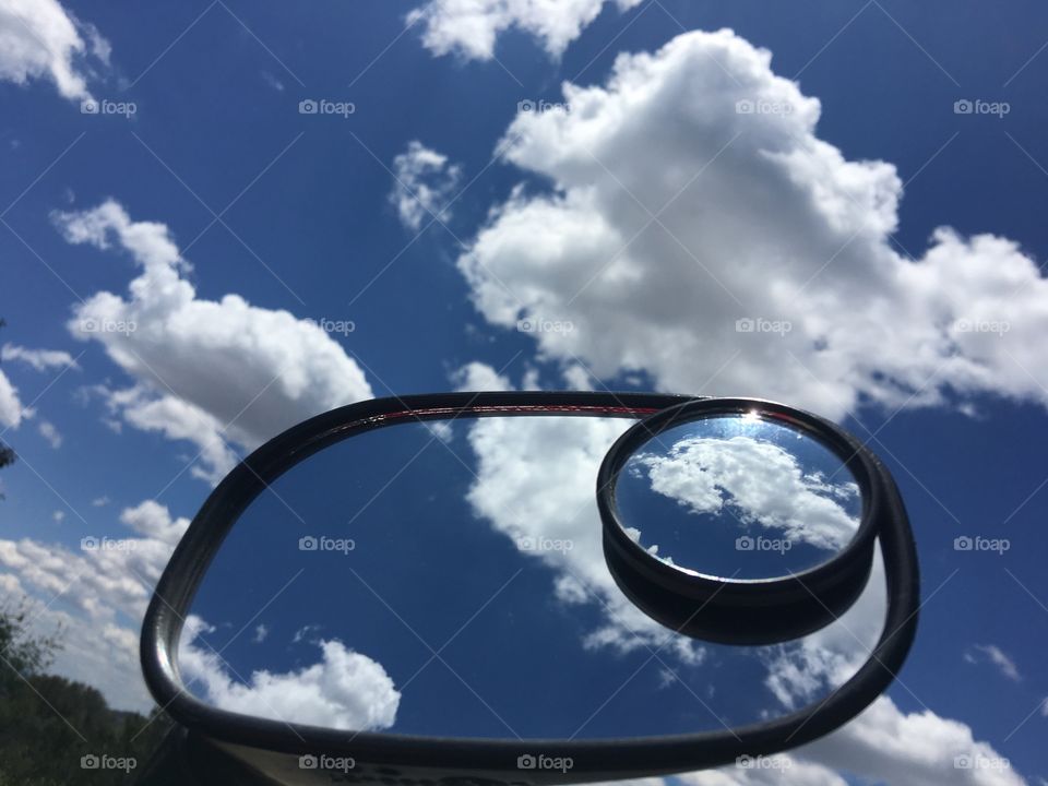 “The clouds on the mirror”
