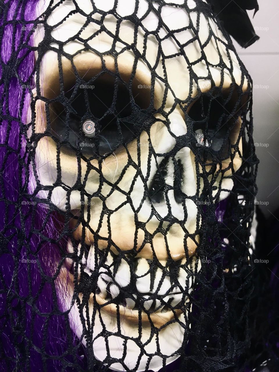 Scary Halloween skull