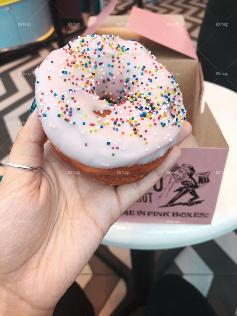 Sweet, tasty, delicious, mouth watering and colorful Vodoo Donuts from Universal City Walk in Orlando! 