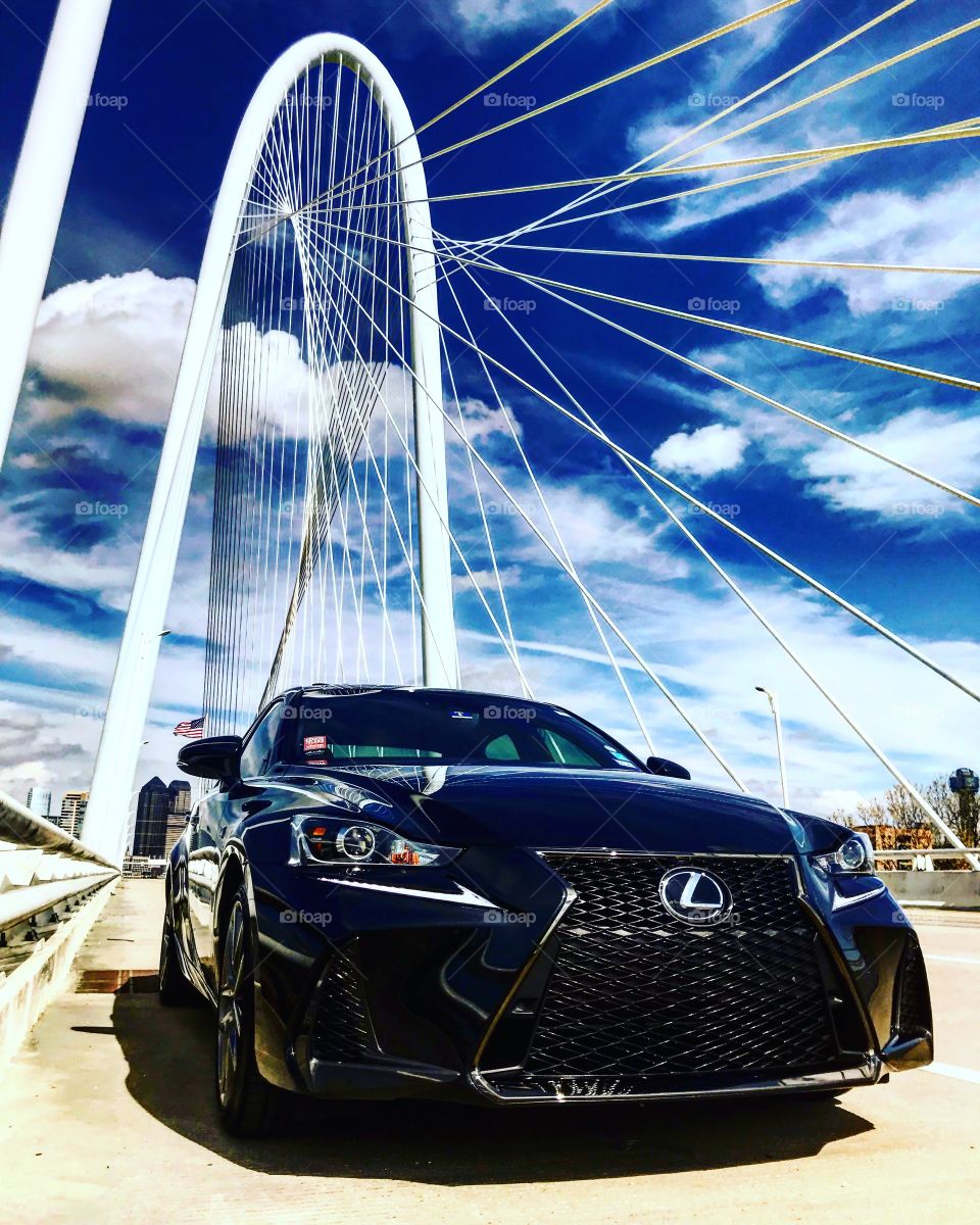 Lexus and the Dallas Skyline