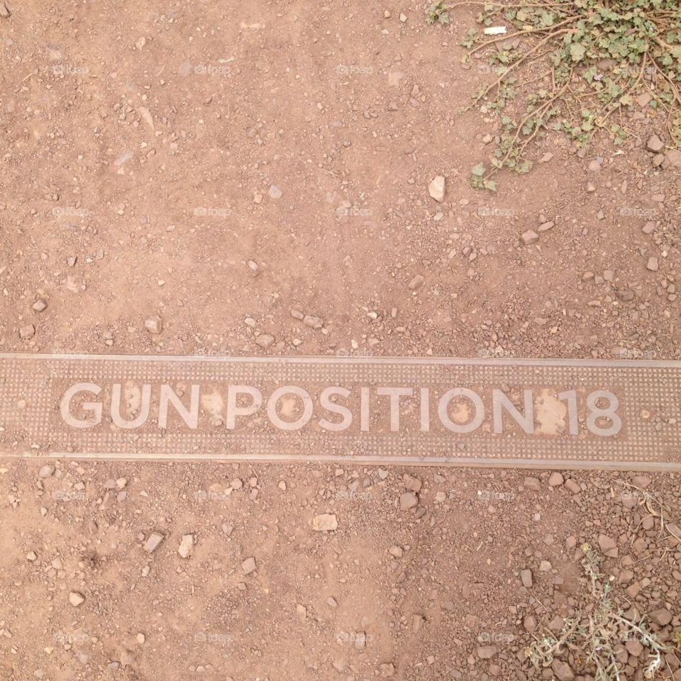 A reminder of a war torn past in San Francisco. 