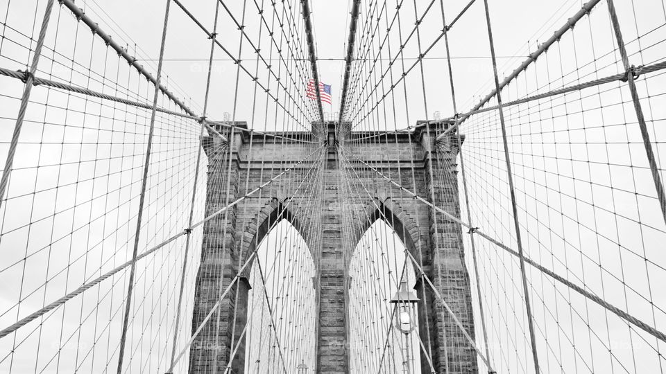 Brooklyn Bridge. B/W brooklyn Bridge