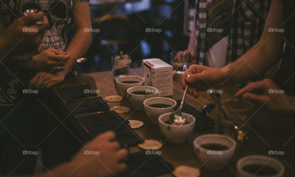 Cupping - coffee tasting