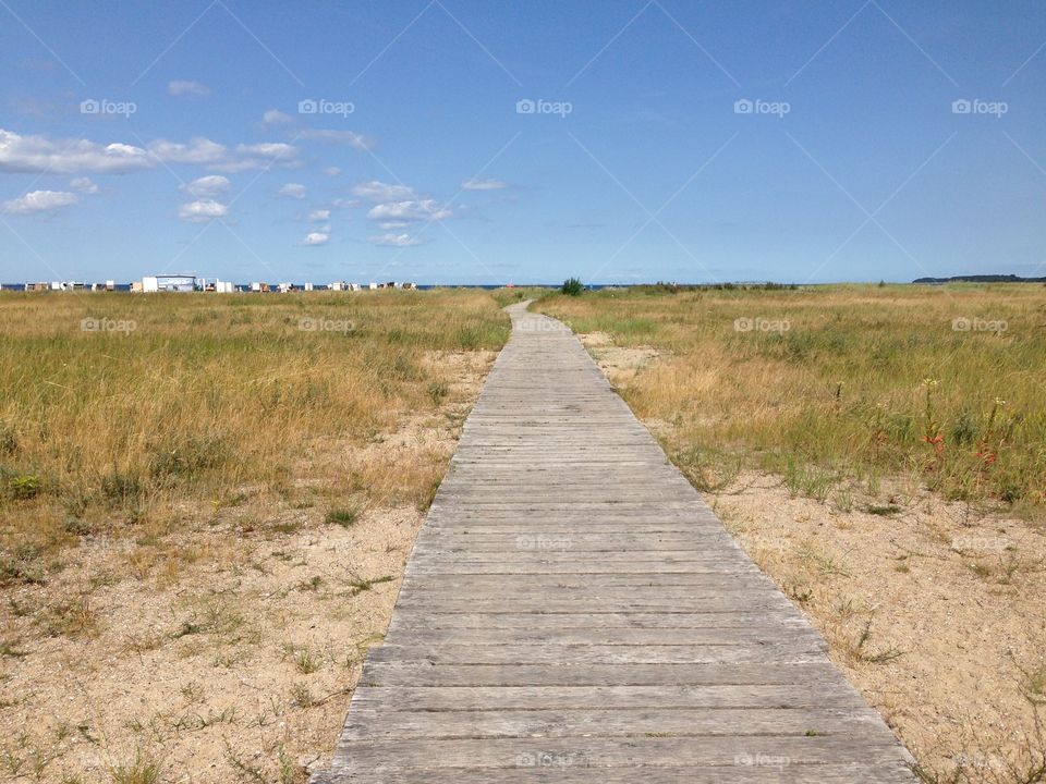 A stroll by the sea. We took a walk in Priwall, Germany