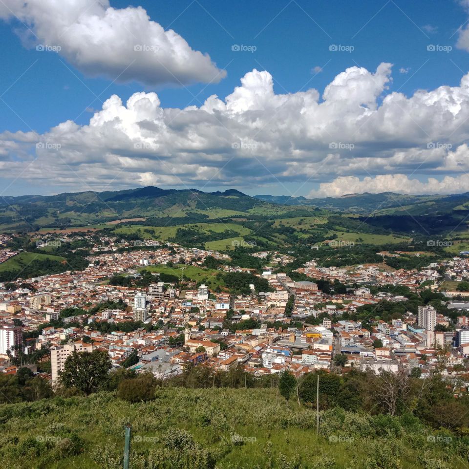 Socorro city from Cristo Redentor