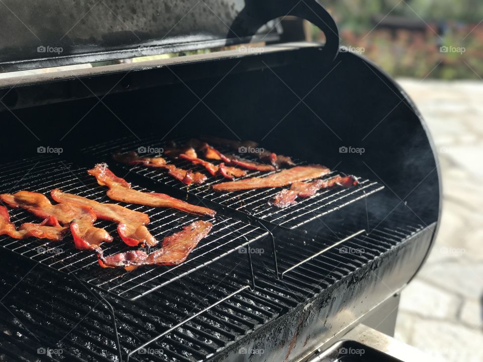Smoked bacon 
