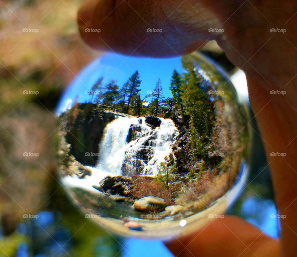 springtime in our Sierras through the Lens Ball